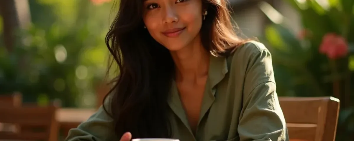 Confident Davao woman with genuine expression reflecting local culture and authenticity